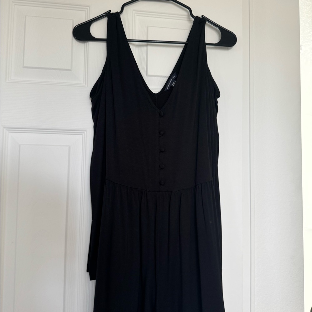AMERICAN EAGLE Black Romper w/ cut out Sleeves